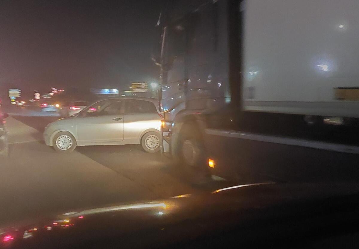 Incidente sulla Pontina direzione Latina - 