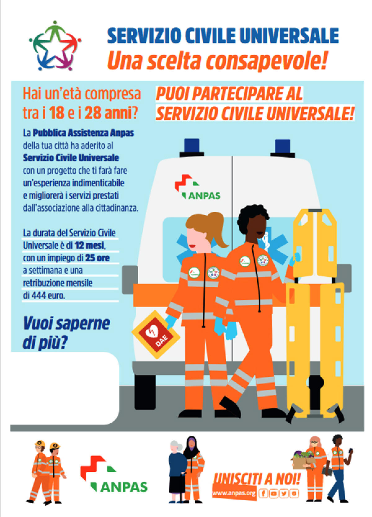 Servizio Civile: pubblicato il bando per la selezione di 3 giovani per il progetto della Cb Rondine Aprilia. - 