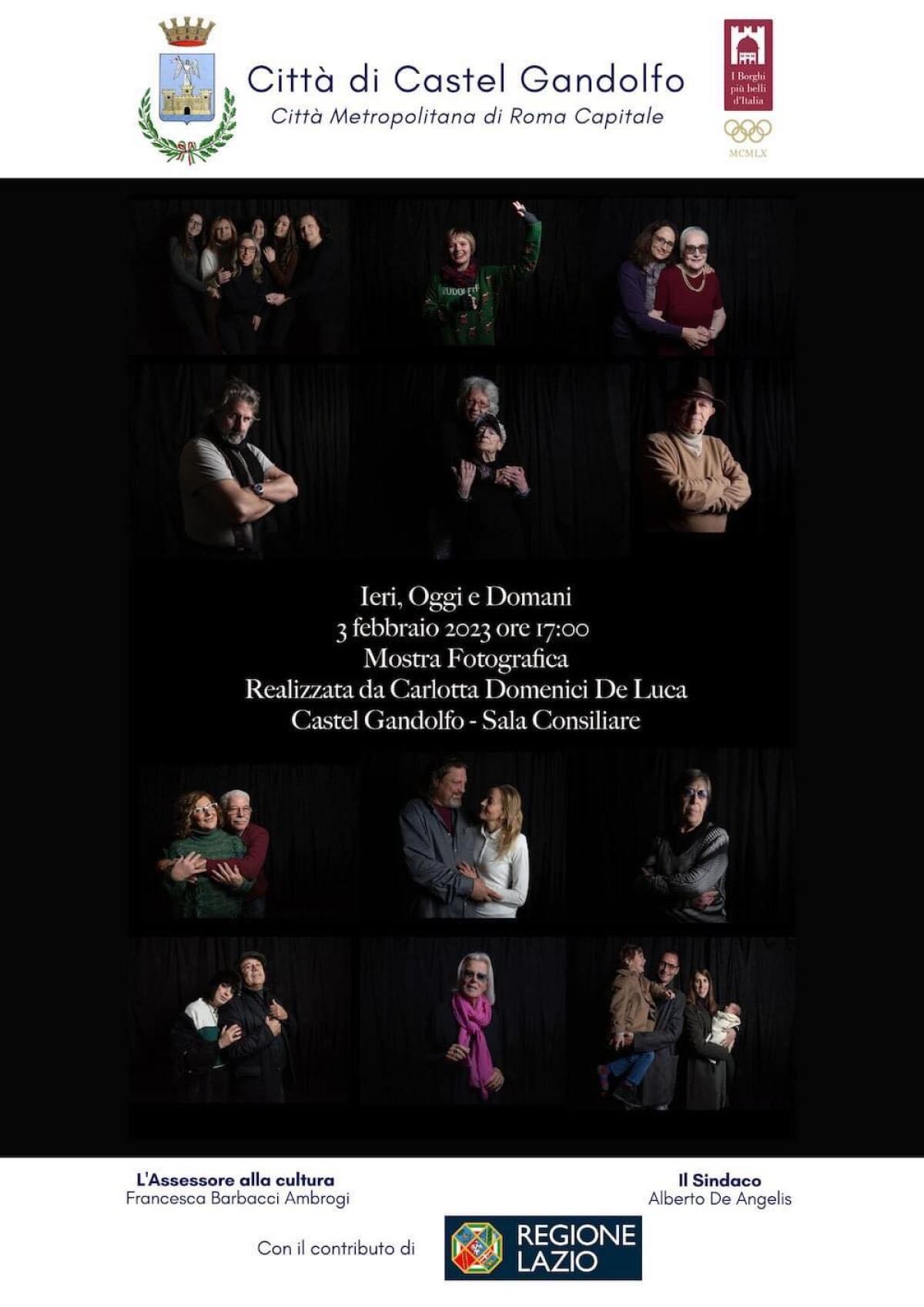“Ieri, oggi e domani” Castel Gandolfo racconta la sua comunità con 60 fotoritratti d’autore - 