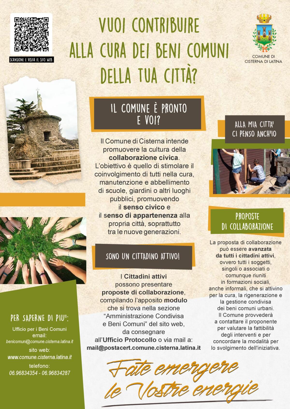 Cisterna -  La città si fa bella con i Patti di collaborazione - 