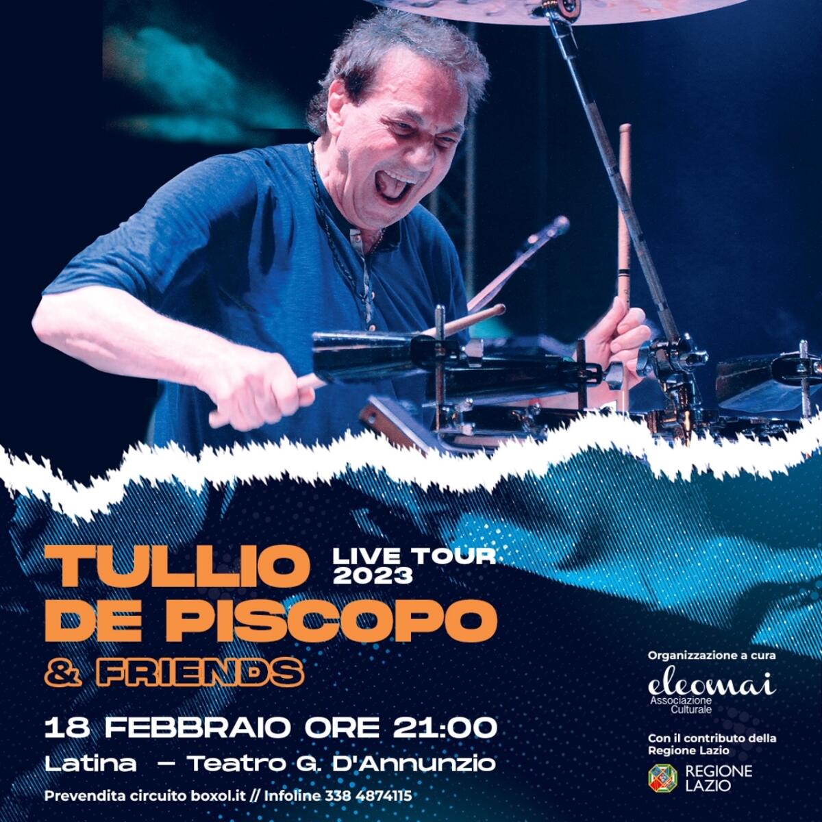 “Tullio De Piscopo & Friends” in concerto al Teatro D’Annunzio di Latina. - 