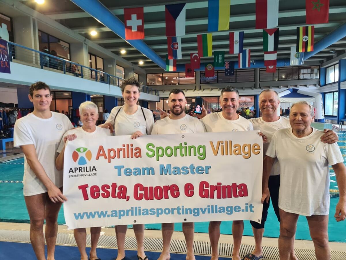 Nuoto Master, l’Aprilia Sporting Village ancora sugli scudi. - 