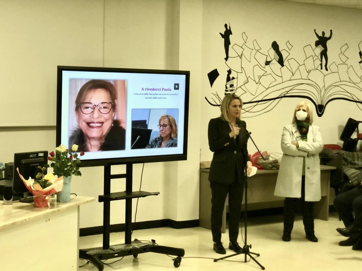 Il reparto oncologico della Casa della Salute di Aprilia intitolato alla memoria della professoressa Paola Miceli. Le FOTO - 