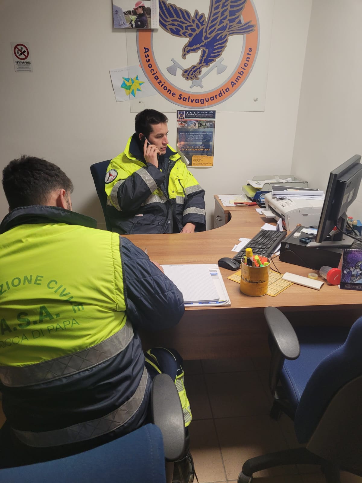 la Protezione Civile  di Papa