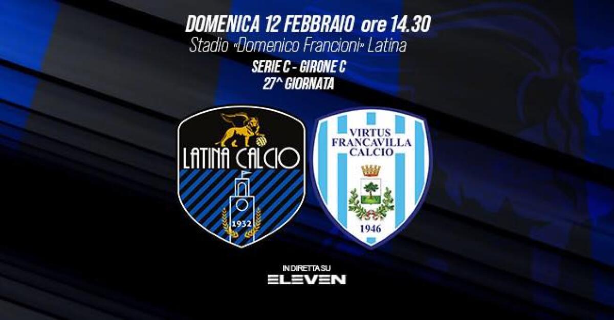 Calcio di Lega Pro: il Latina, in lotta per i play off, attende la Virtus Francavilla. - 