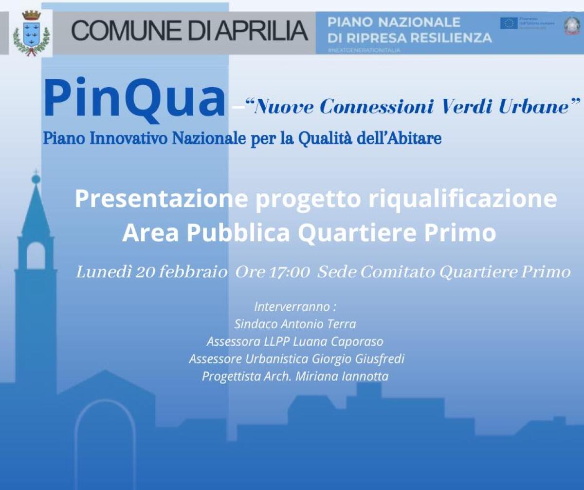 Aprilia, al quartiere Primo il progetto per riqualificare l’area verde - 