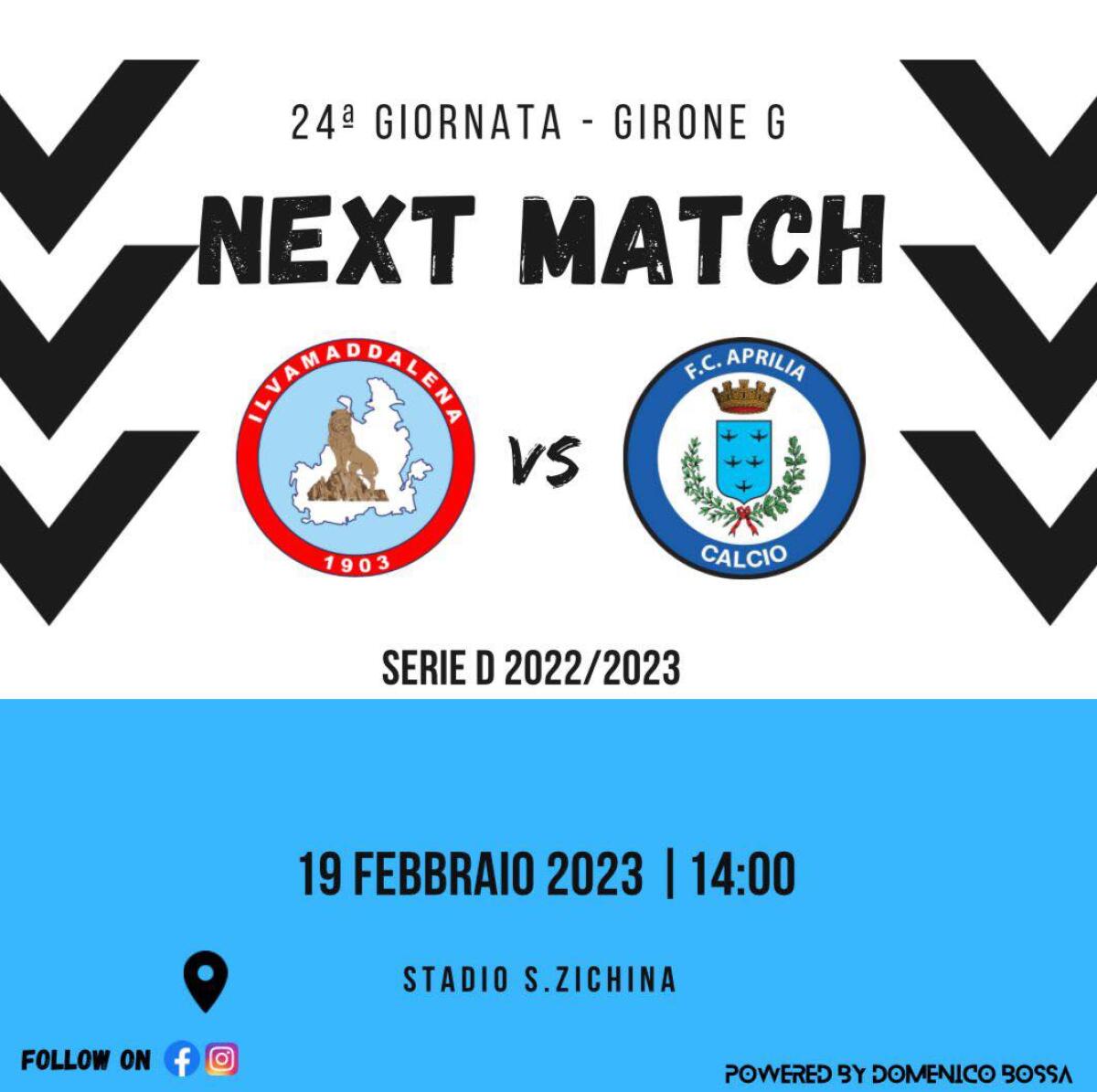 Calcio di serie D: trasferta in Sardegna per l’Aprilia, per riscattare la sconfitta contro il Nola. - 