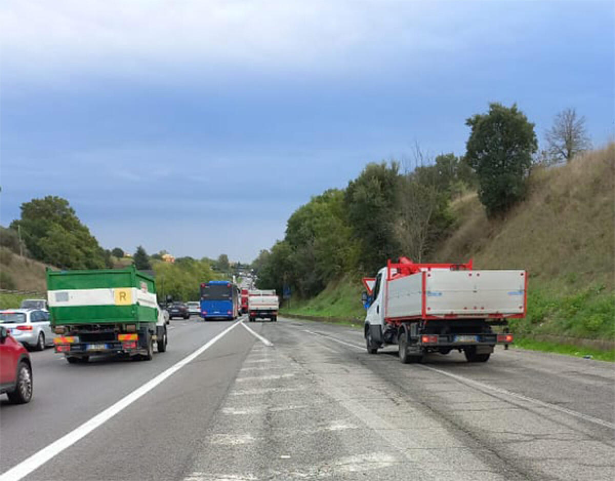 Viabilità, code e disagi sulla Pontina e sulla Nettunense per incidenti e lavori in corso. - 