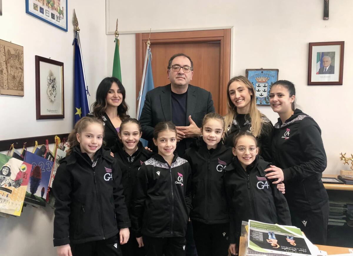 Ginnastica Artistica, le giovani atlete della ASD GinnasticAprilia campionesse italiane. Plauso del Sindaco. - 