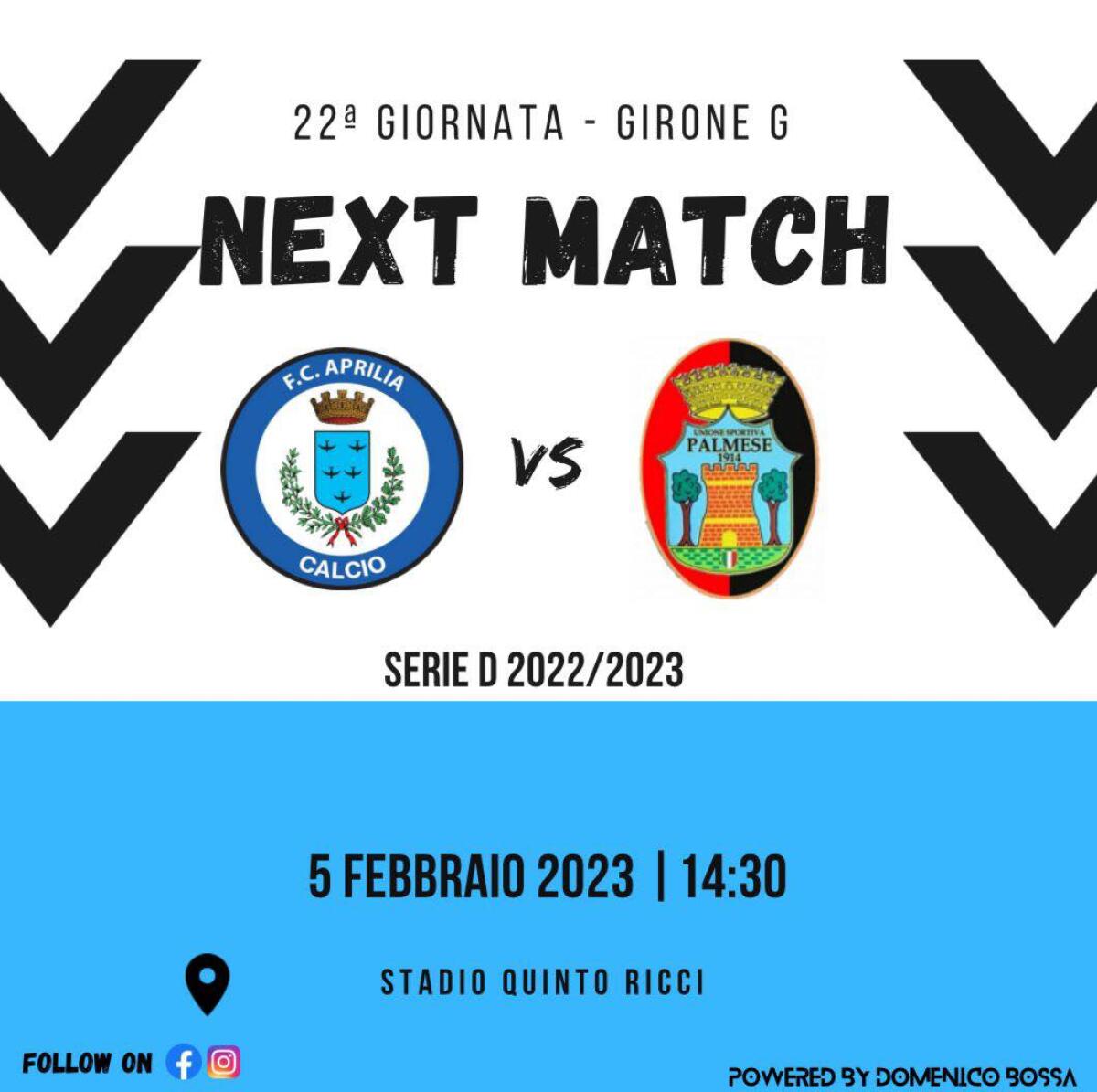 Serie D, l’Aprilia Calcio vuole continuare a stupire. Al “Quinto Ricci” arriva la Palmese. - 