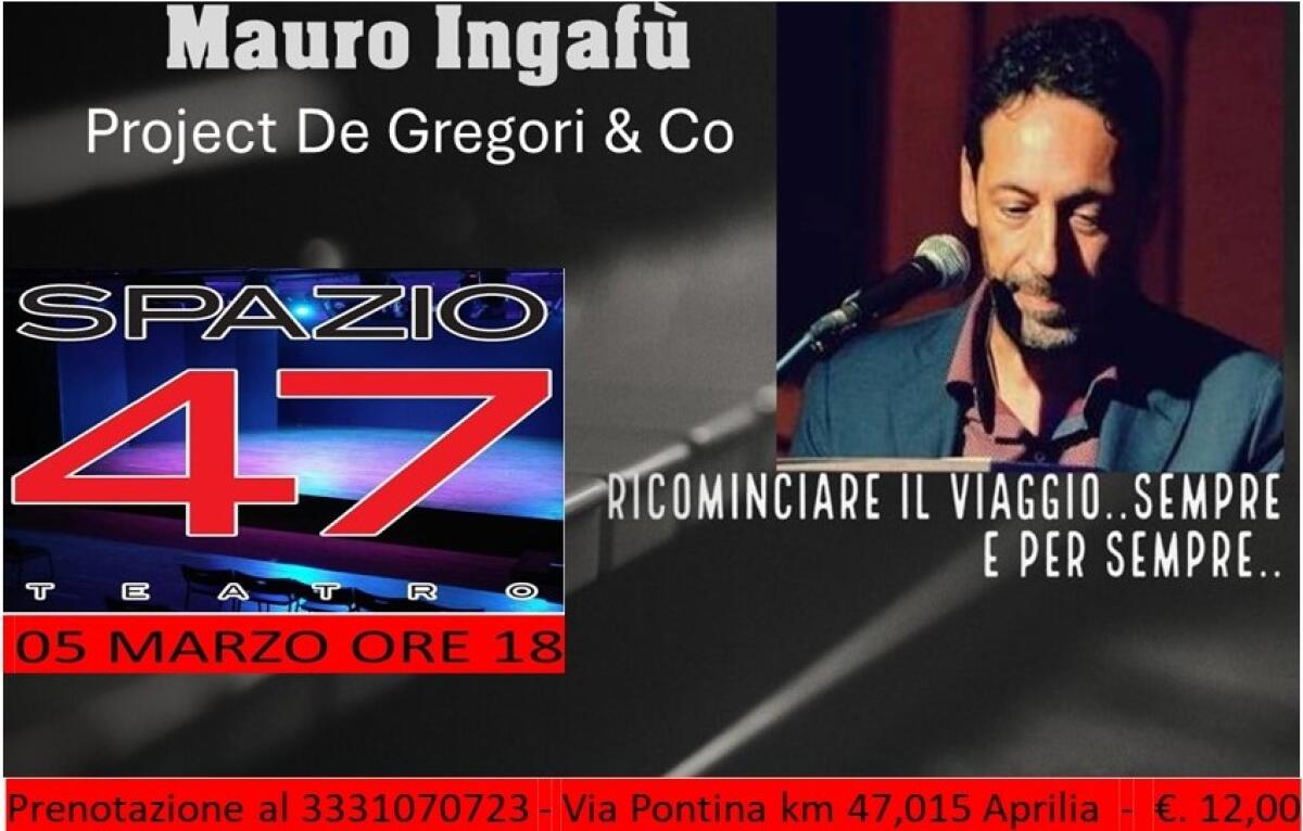 Project De Gregori per una domenica pomeriggio tra melodie d'autore ed emozioni - 