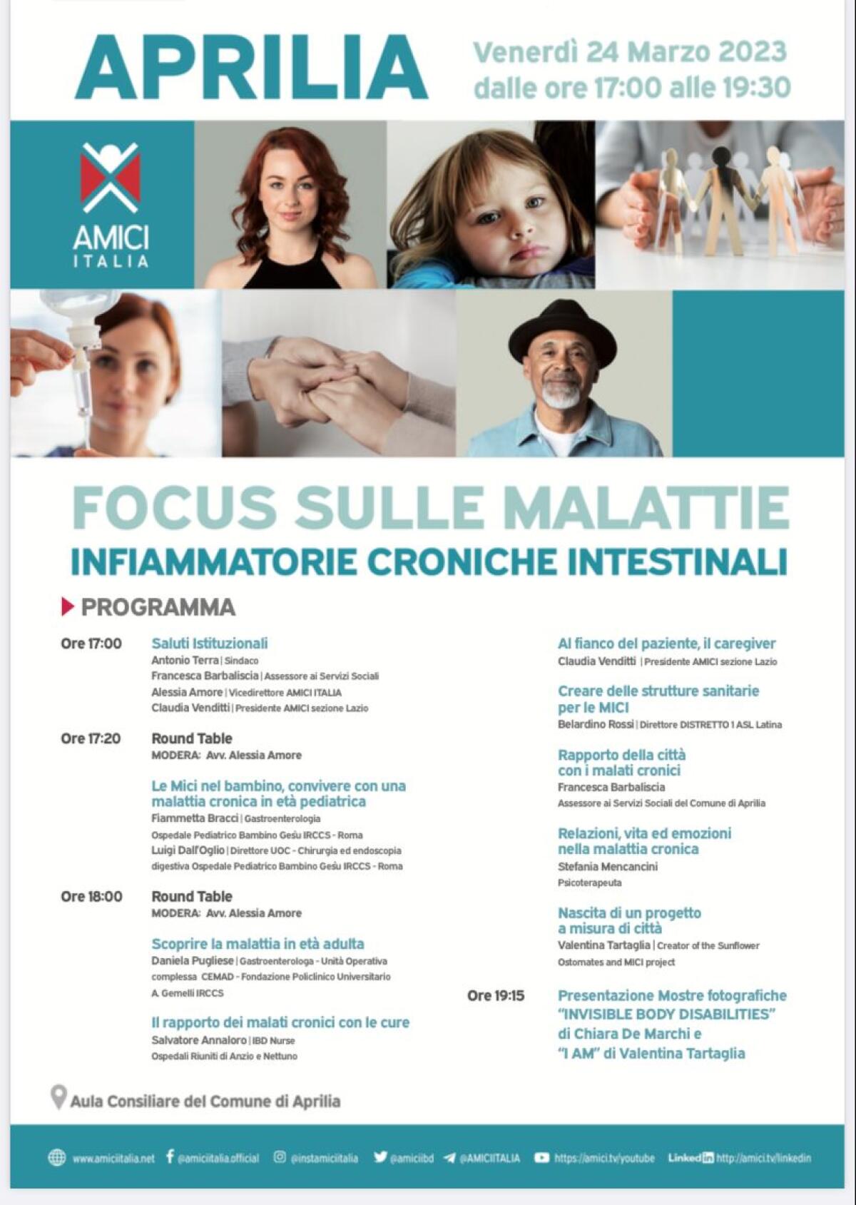 Ad Aprilia un focus sulle malattie infiammatorie croniche intestinali - 