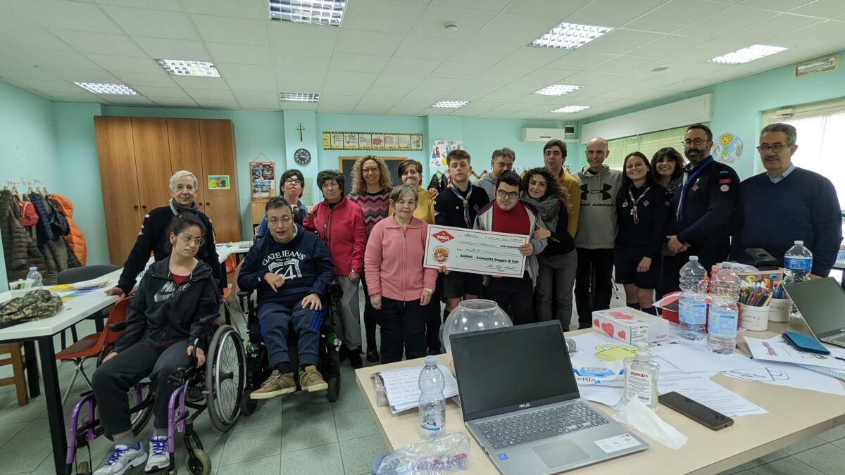 Polentate di Gennaio, VegaScout consegna all'Agpha di Aprilia il ricavato dell'iniziativa - 