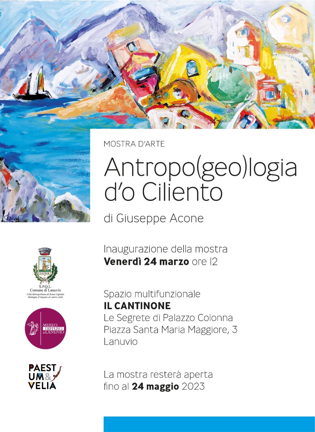 Al Museo Diffuso di Lanuvio la mostra d’arte “Antropo(geo)logia d’o Ciliento”, dedicata al Cilento. - 
