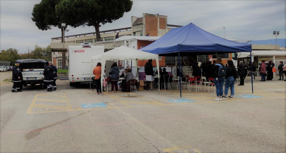 Grande partecipazione alla campagna di screening oncologico della ASL di Latina alla ex Nalco di Cisterna. - 