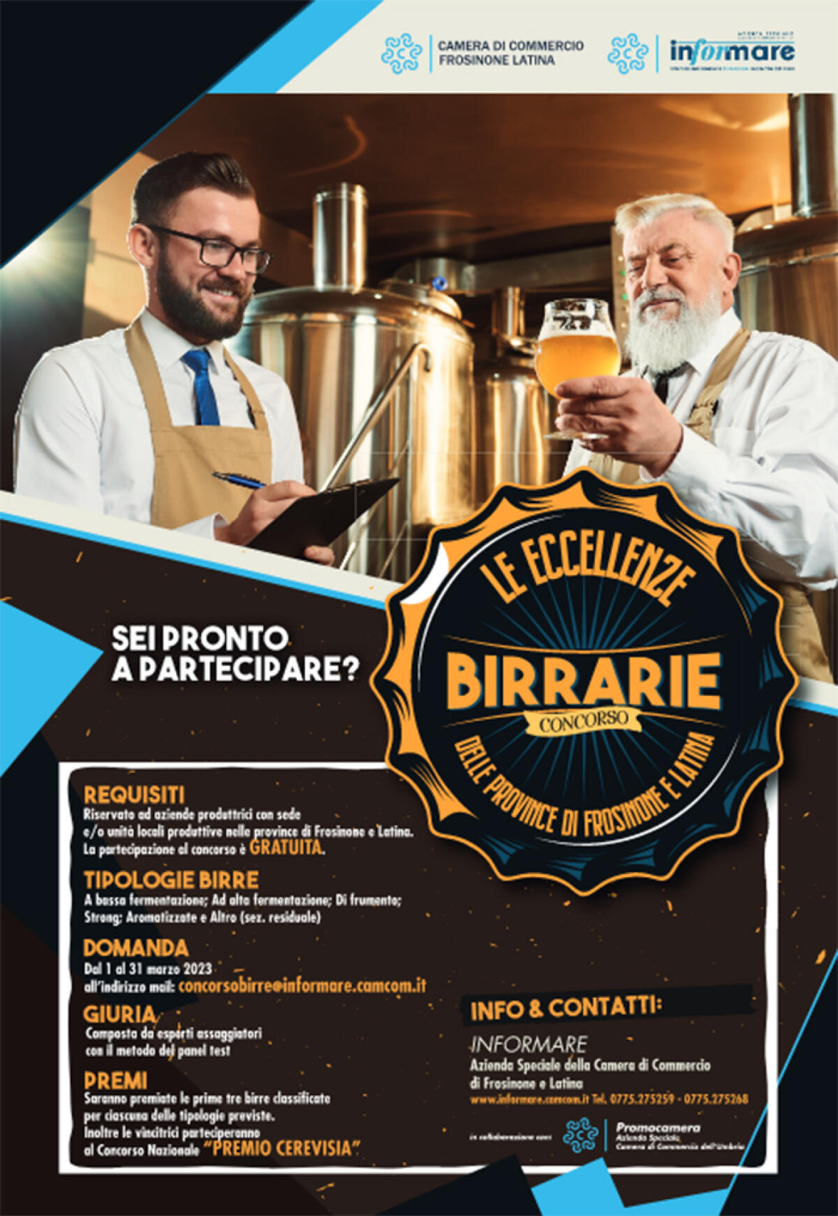 “Le Eccellenze Birraie delle province di Frosinone e Latina”: al via il primo Concorso della Camera di  Commercio. - 