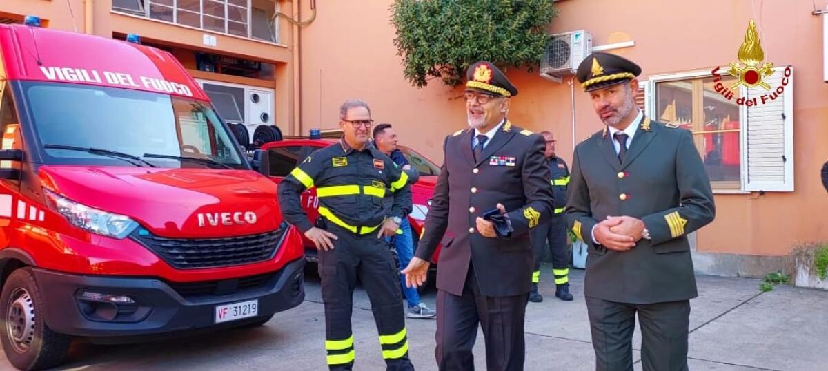 Il nuovo Direttore Regionale dei Vigili del Fuoco del Lazio in visita al Comando Provinciale di Latina. - 