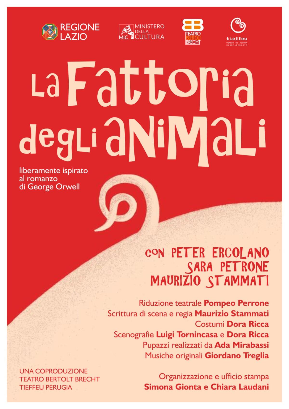 “La fattoria degli Animali”: il nuovo spettacolo del Teatro Bertolt Brecht in scena a Formia. - 
