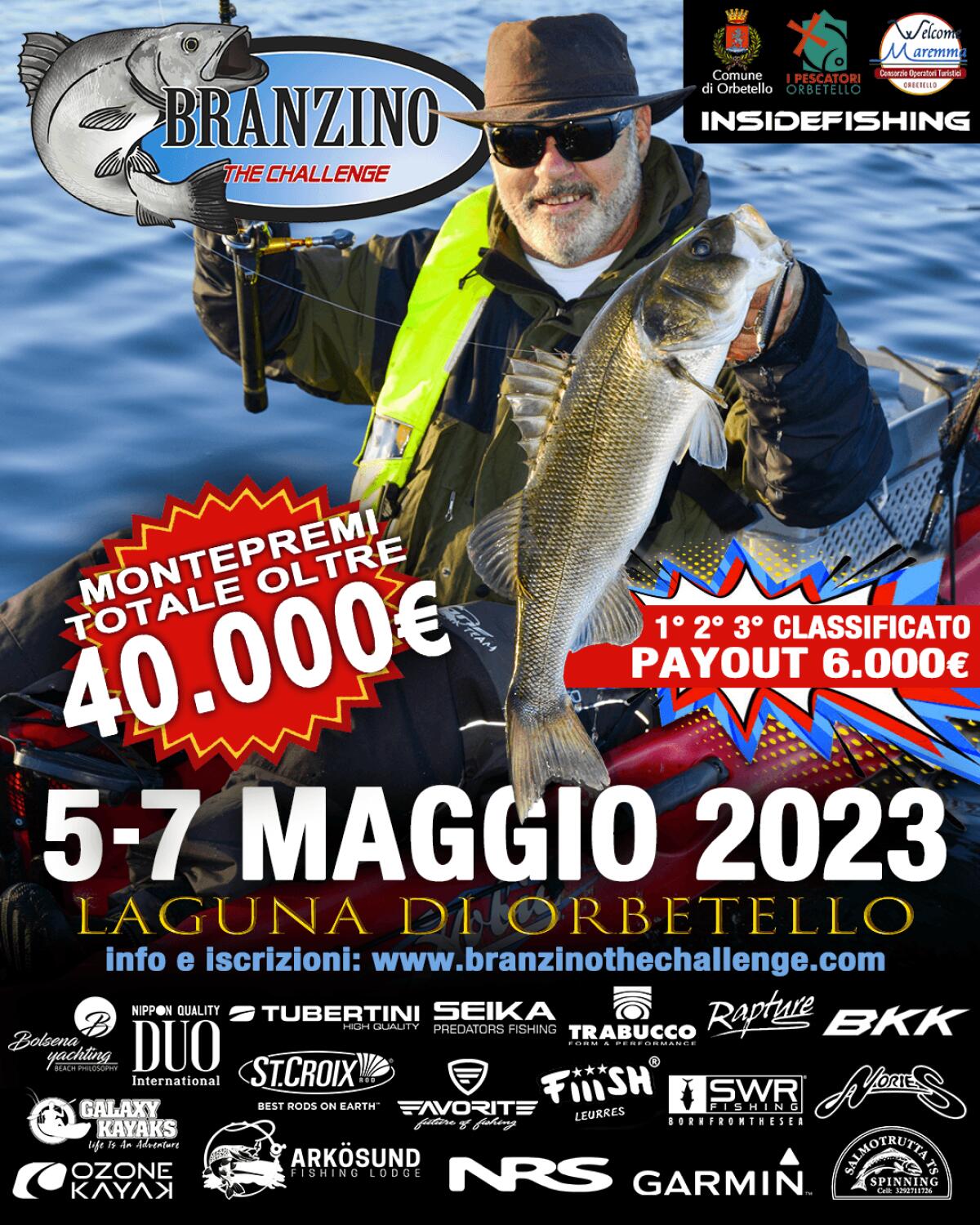 “Branzino The Challenge 2023” ultimi giorni per iscriversi. Ricco montepremi. - 