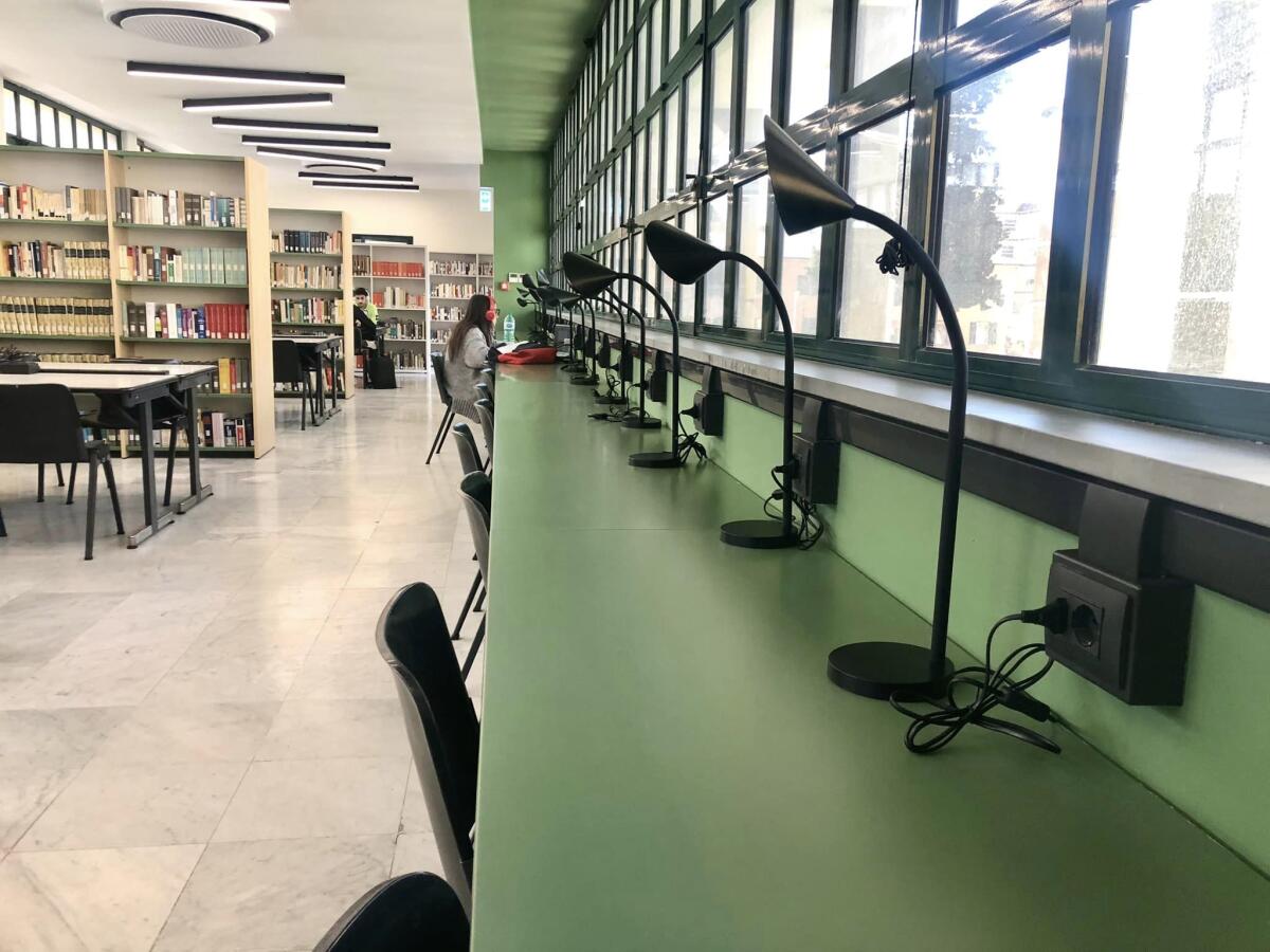 Sopralluogo alla biblioteca “Manzù” di Aprilia a conclusione dei lavori di riqualificazione. - 