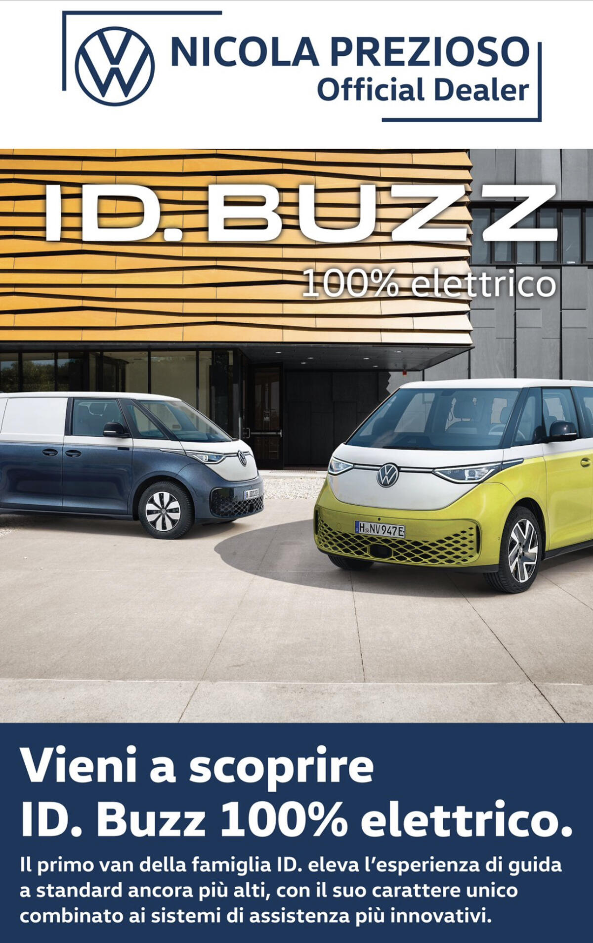 ID Buzz Volkswagen, un’autentica icona: la presentazione presso lo showroom di Nicola Prezioso ad Aprilia - 