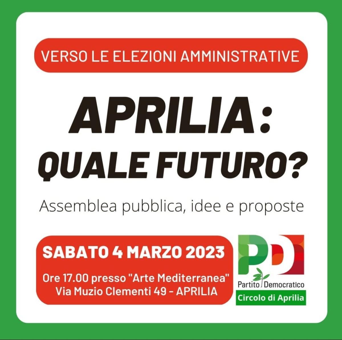 Amministrative ad Aprilia: il circolo del Pd, prima di stringere alleanze, si confronta con il popolo delle Primarie. - 