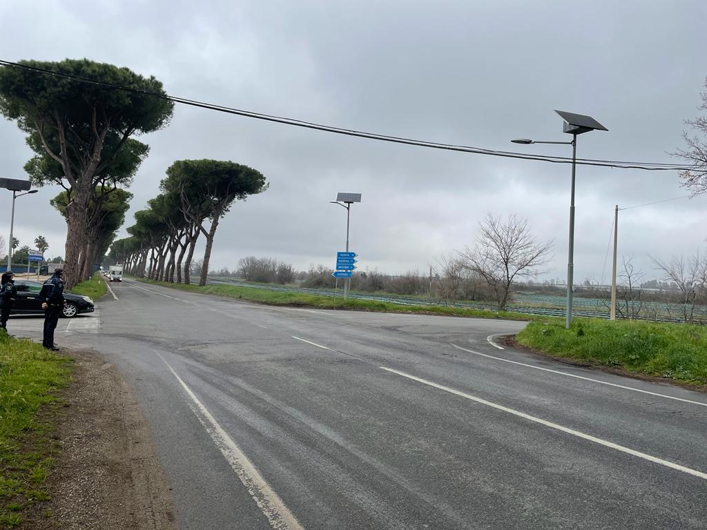 l’incrocio tra la via Appia e la via Ninfina a Cisterna