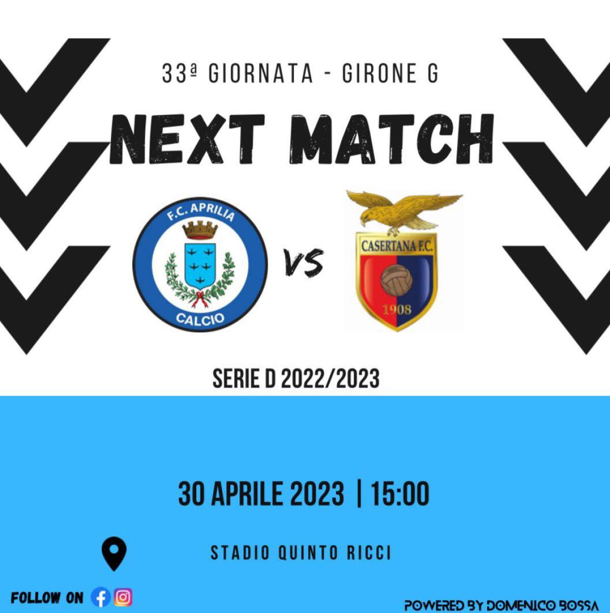 Calcio - Al Quinto Ricci è attesa la Casertana - 