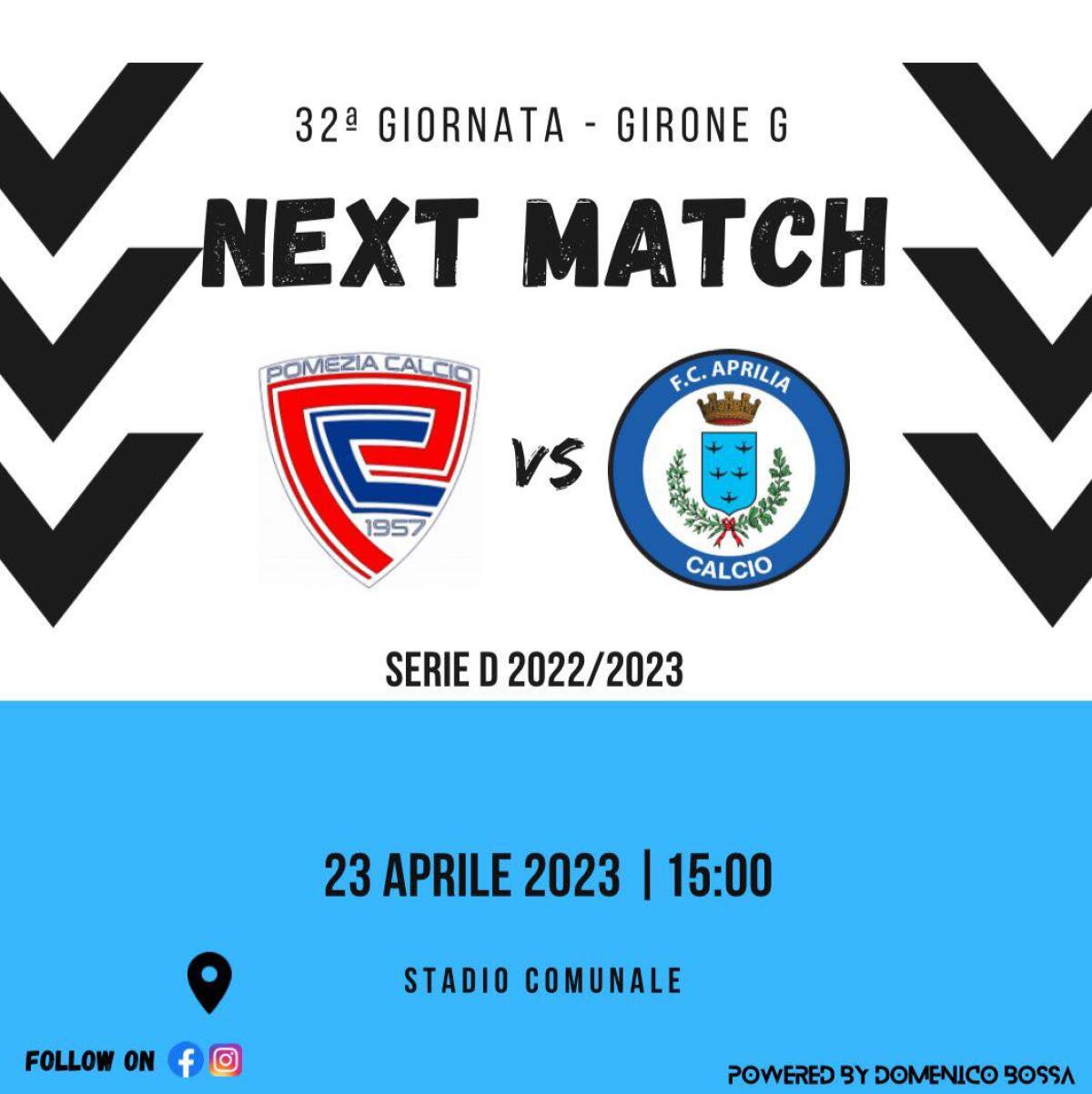 Calcio di serie D, girone G: questa domenica l’Aprilia, a rischio retrocessione, in casa del Pomezia. - 