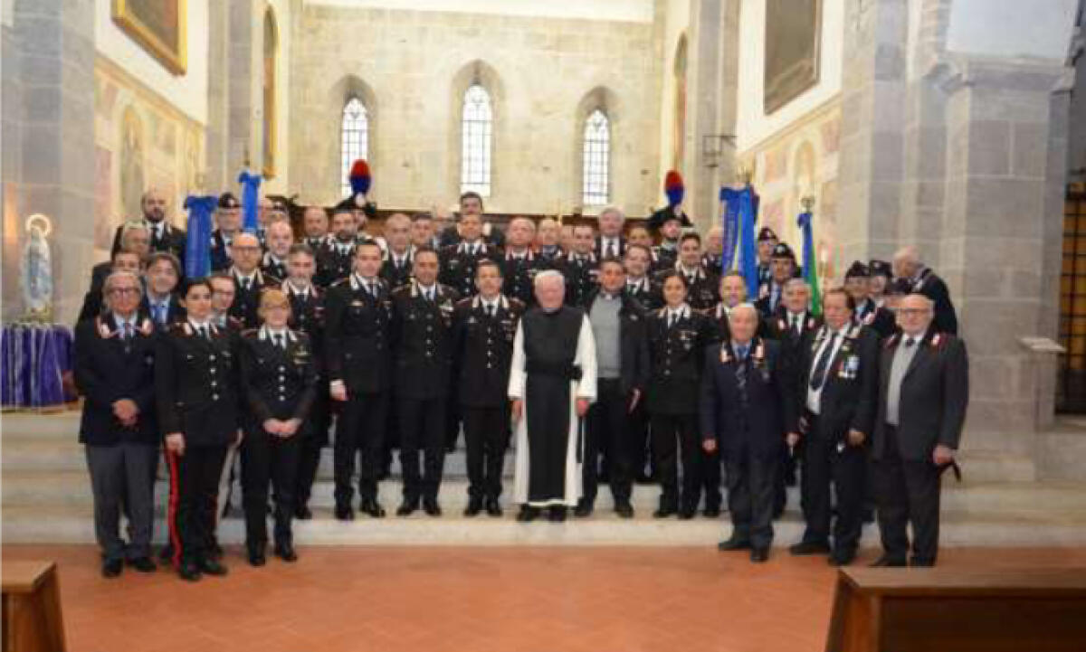 Precetto Pasquale: i carabinieri di Latina celebrano il rito religioso all'Abbazia di Valvisciolo - 
