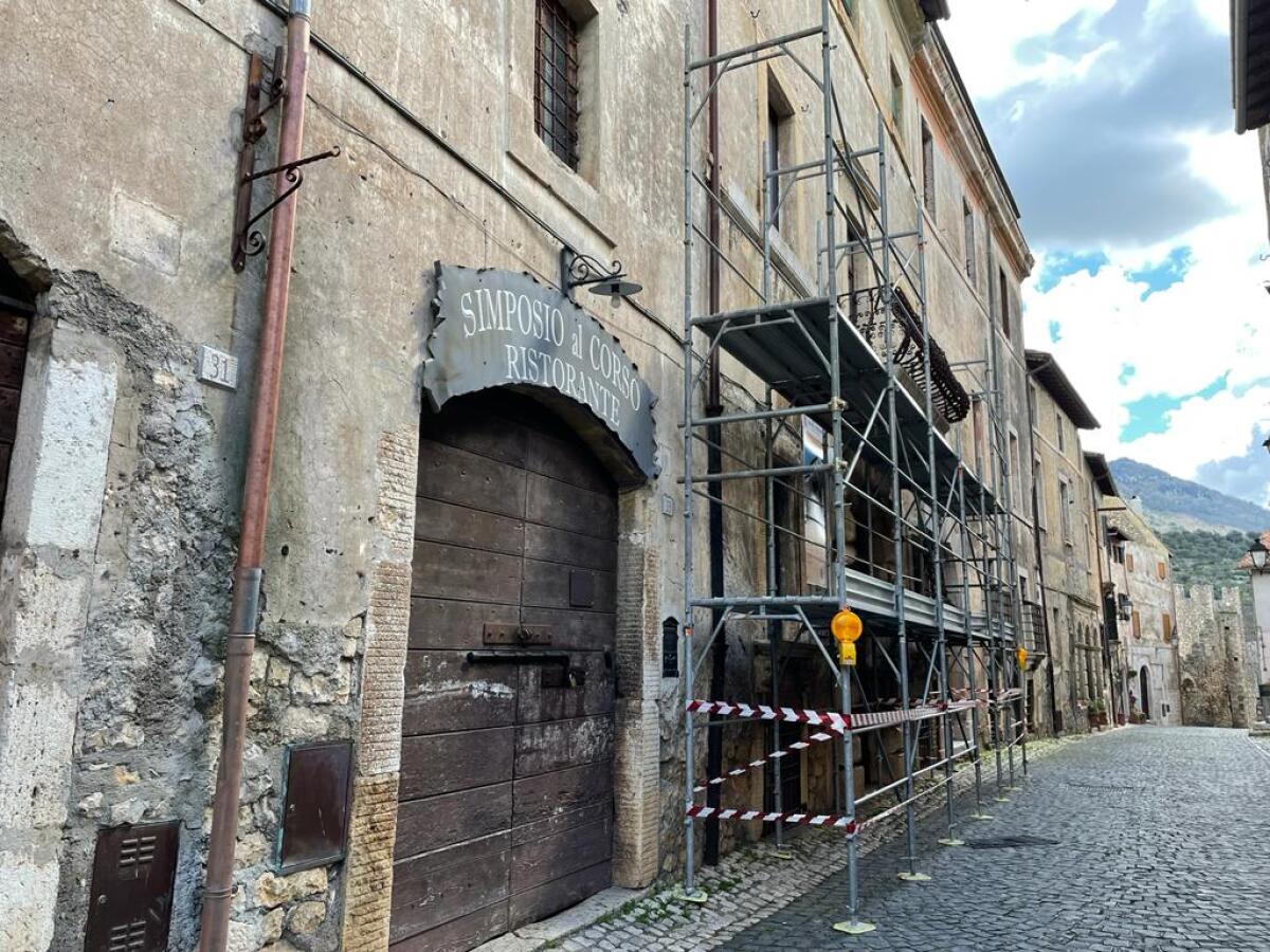 Al via la ristrutturazione di Palazzo Caetani, “dimora storica” di Sermoneta. - 