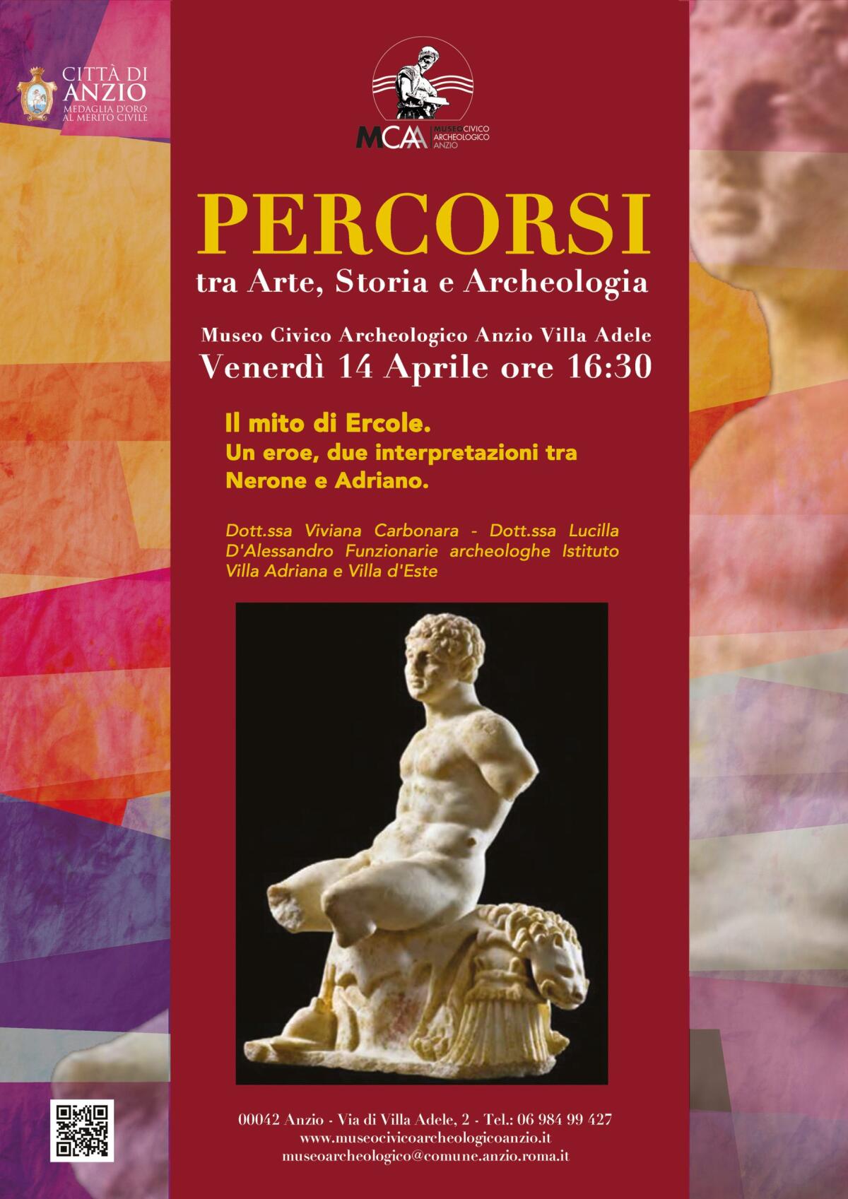 Ad Anzio l'incontro "Il mito di Ercole. Un eroe, due interpretazioni tra Nerone e Adriano" - 