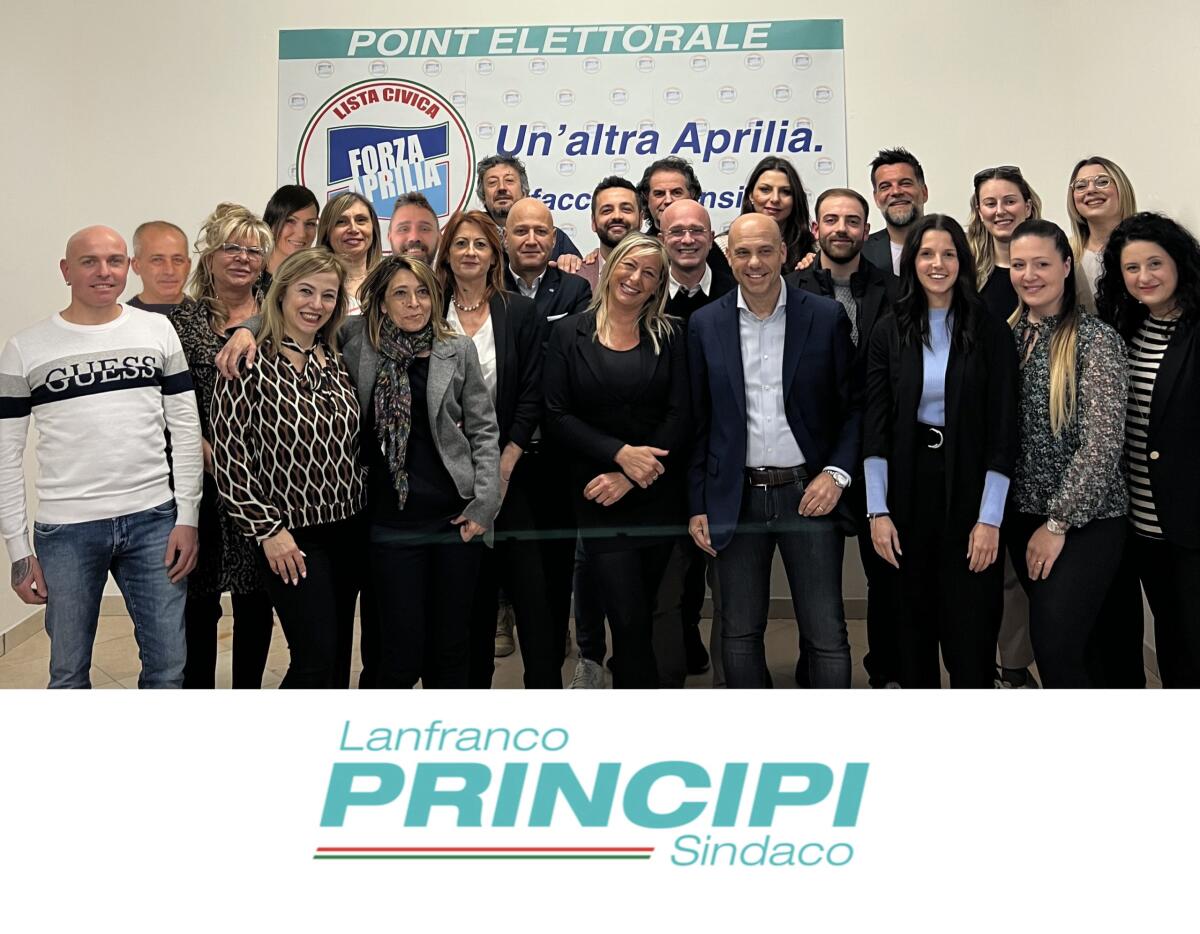 La lista Forza Aprilia si presenta alla città - 