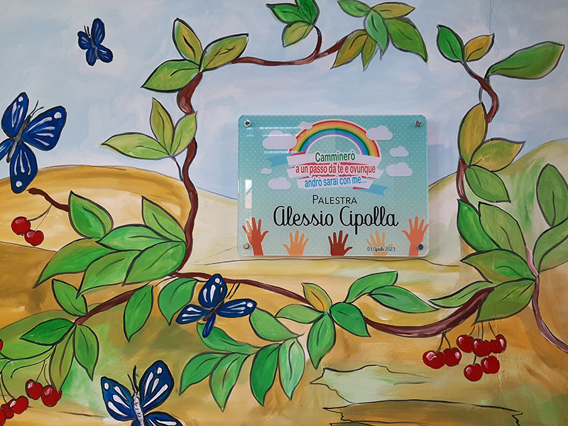 il murales realizzato all’Istituto Comprensivo “Valerio Flacco” di Sezze Scalo