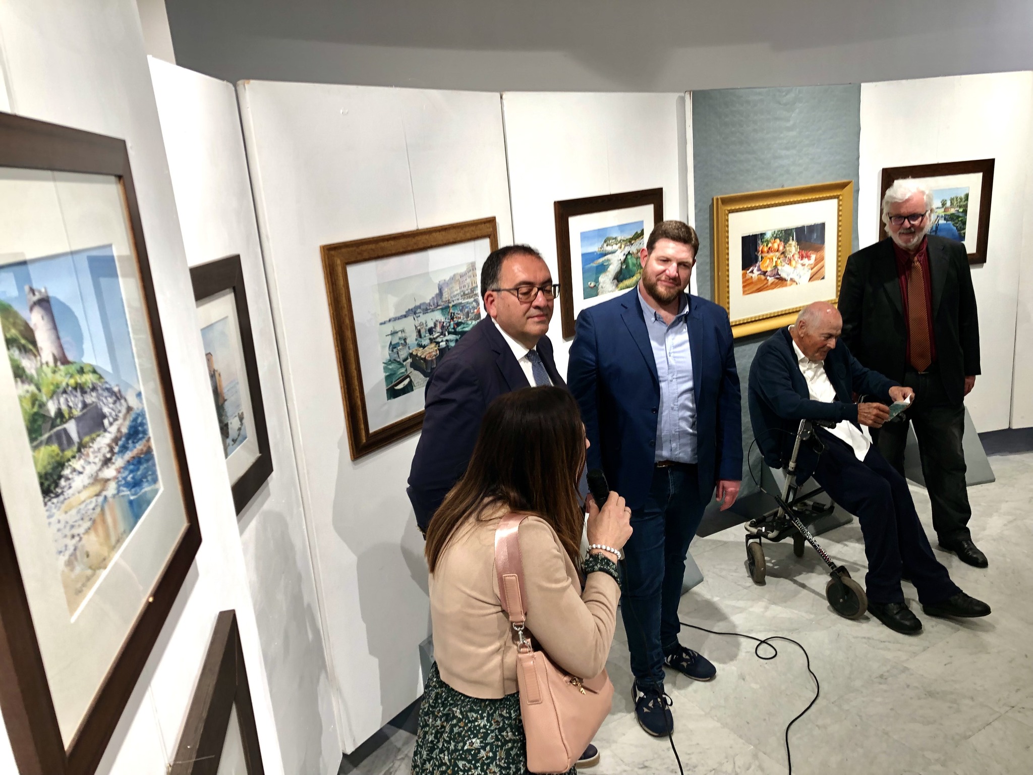 la retrospettiva del Maestro Dino Massarenti alla Biblioteca di Aprilia