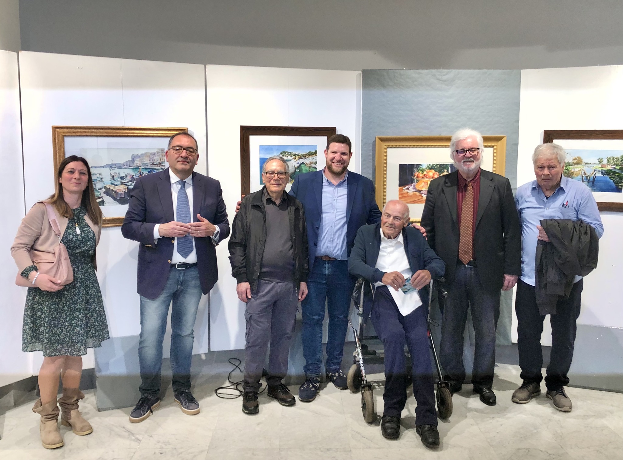 la retrospettiva del Maestro Dino Massarenti alla Biblioteca di Aprilia