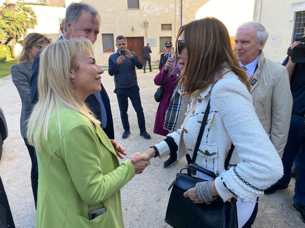 il Ministro Santanchè  e la candidata Matilde Celentano