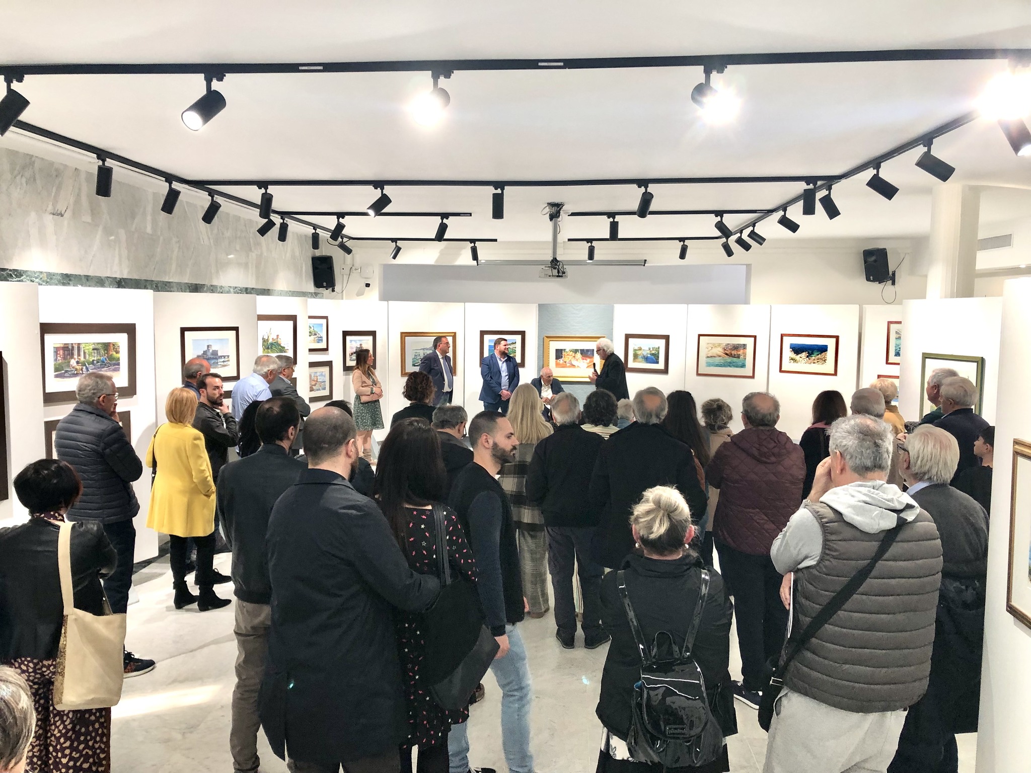 la retrospettiva del Maestro Dino Massarenti alla Biblioteca di Aprilia