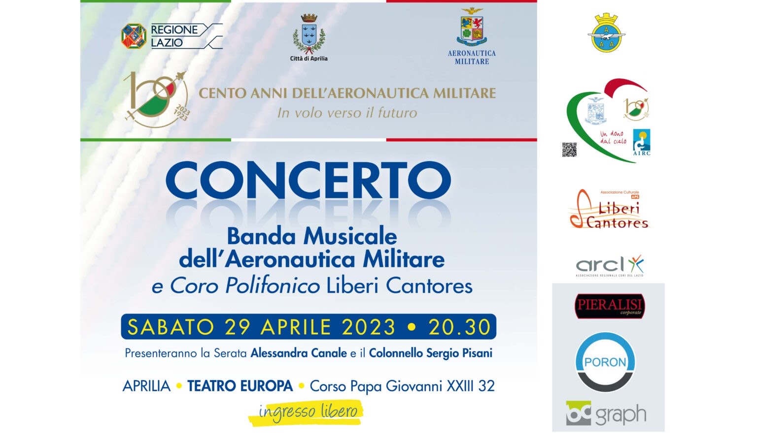 la locandina dell'evento