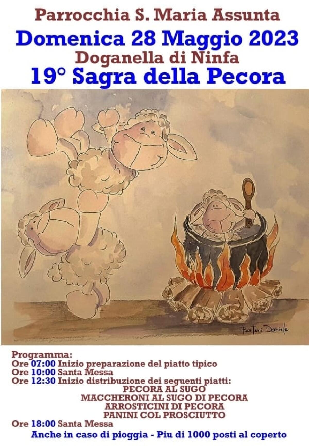 A Doganella di Ninfa c'è la Sagra della Pecora - 