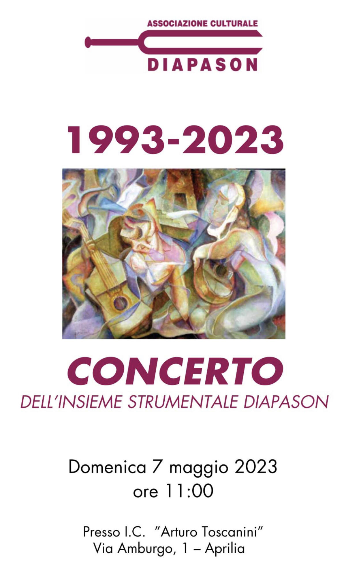 L’associazione Diapason di Aprilia festeggia i suoi primi 30 anni con un grande concerto - 