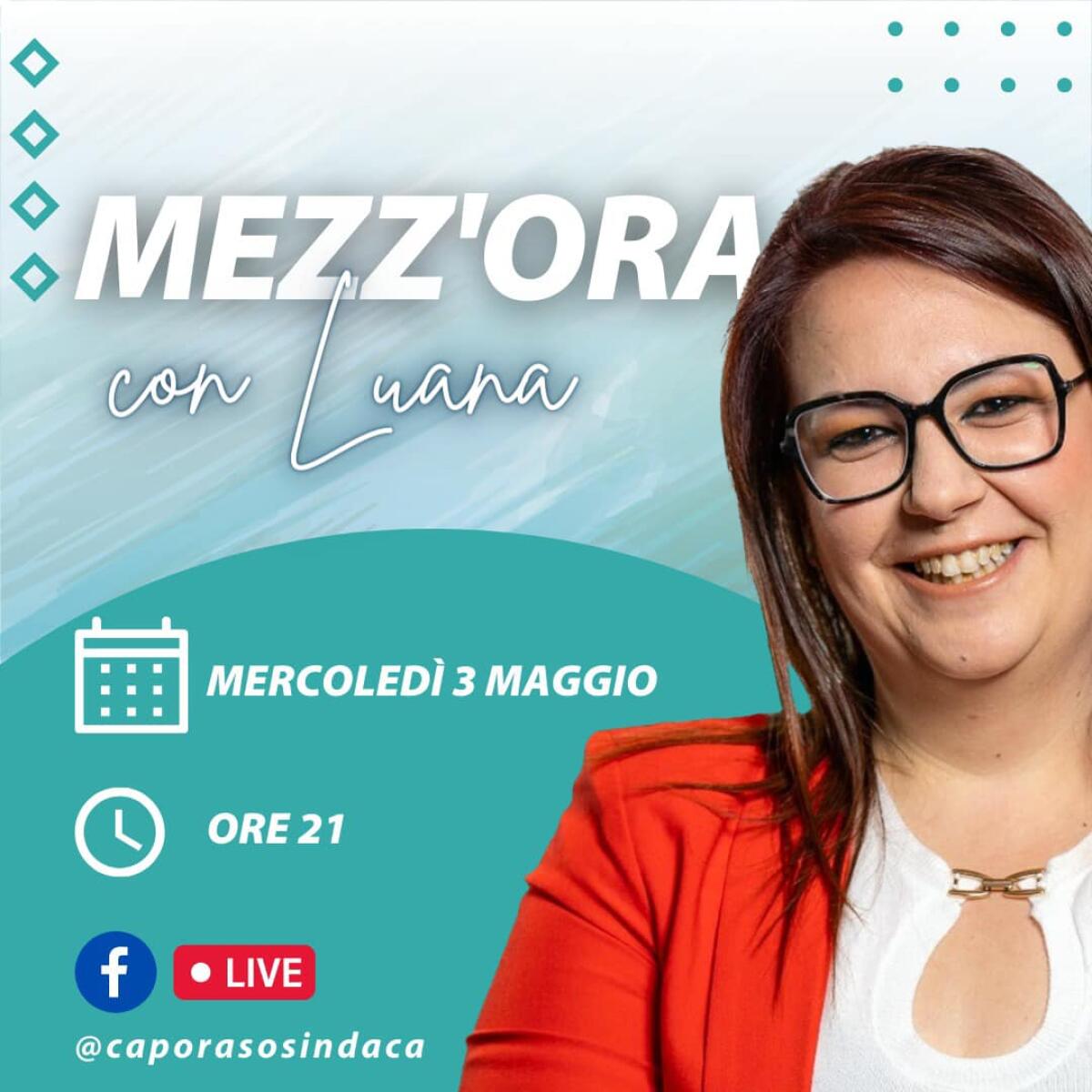 APRILIA - Diretta social stasera per la candidata sindaca Luana Caporaso che risponderà alle domande dei cittadini. - 