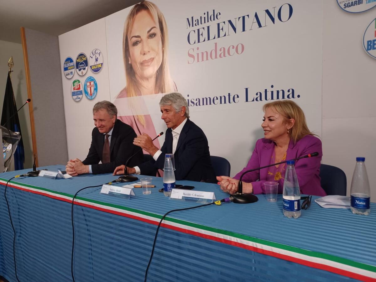Il Ministro dello Sport Abodi a Latina per la candidata Matilde Celentano: “Faremo un nuovo palazzetto, con risorse pubbliche e private”. - 