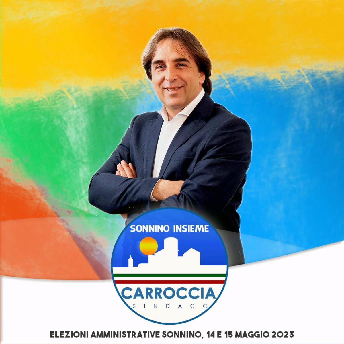 Gianni Carroccia, erede del sindaco uscente De Angelis, diventa primo cittadino di Sonnino. Eletto con il 77,58% di voti. - 