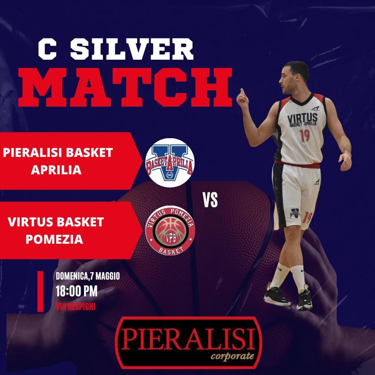 Basket serie C Silver, inizia la fase Orologio: la Virtus Aprilia questa domenica ospita Pomezia. - 