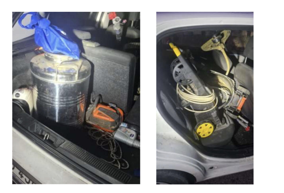 Auto rubata abbandonata nelle campagne del sud pontino - 