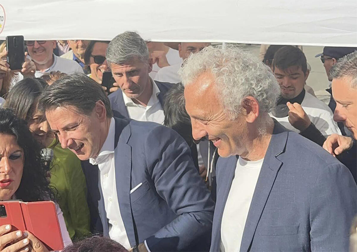 Giuseppe Conte a Latina per Damiano Coletta. “Facciamola finita con una politica che propone la solita vecchia storia”. - 