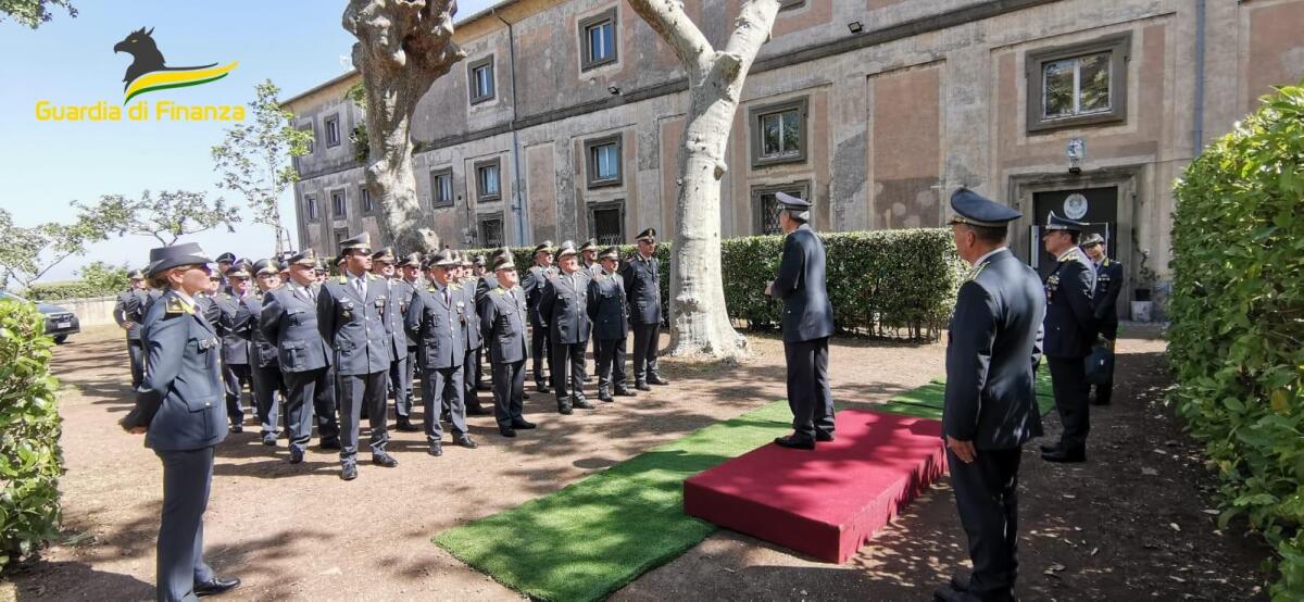 Visita al Gruppo Frascati del Comandante Interregionale della Guardia di Finanza Bruno Buratti. - 