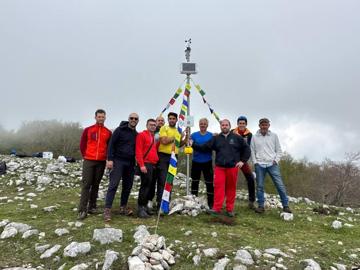 Installata la stazione meteo “Daniele Nardi” sulla vetta del Monte Ardicara - 