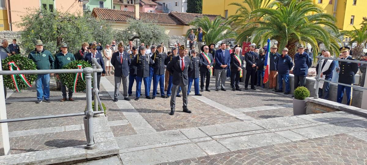 A Torbole con la delegazione di Fort Smith per commemorare il generale Darby - 